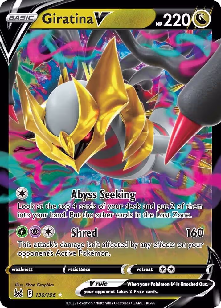 Giratina V (130/196), Lost Origin — Pokémon card price