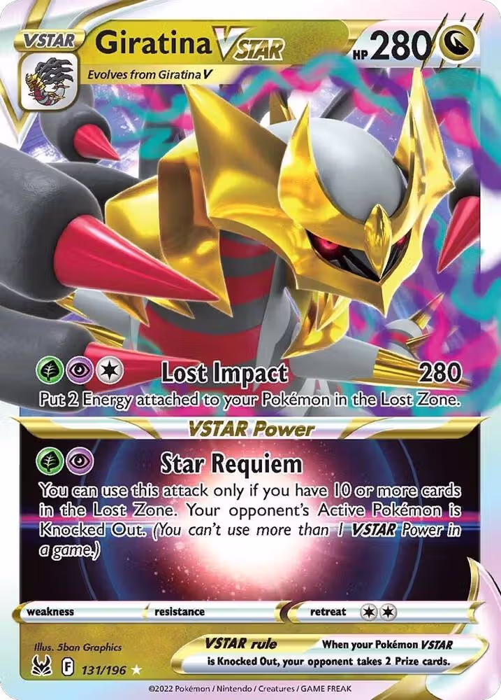 Giratina VSTAR (131/196), Lost Origin — Pokémon card price