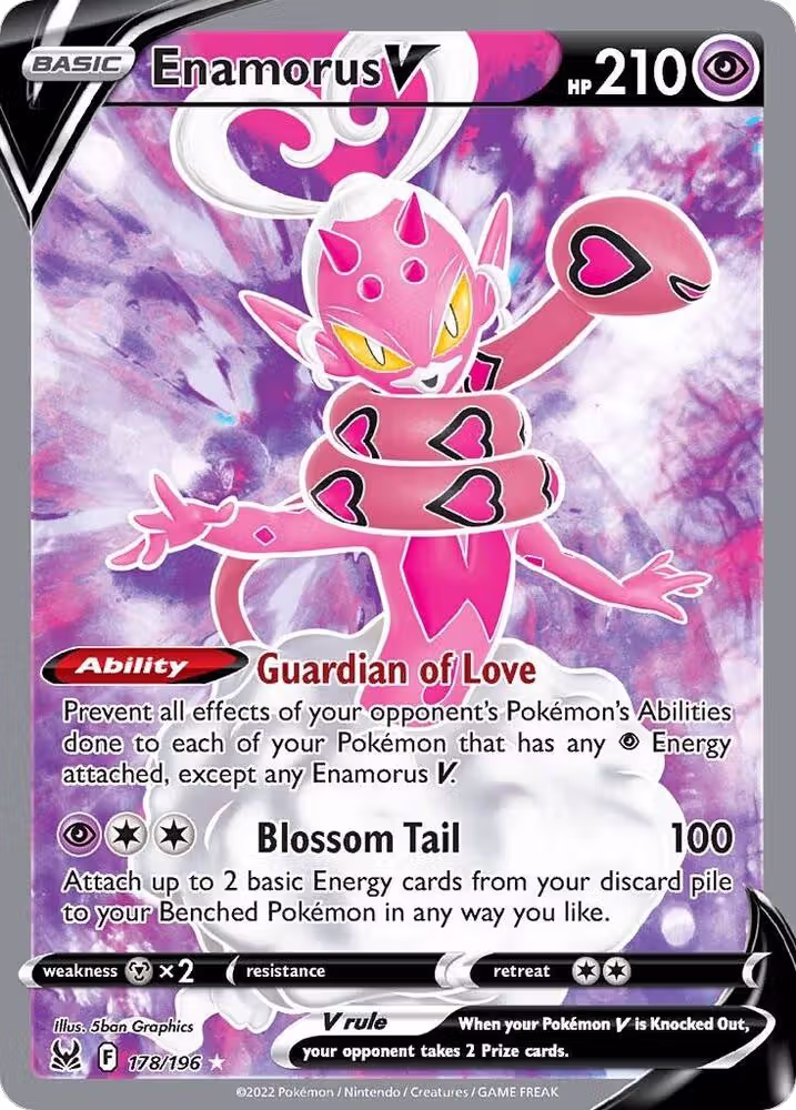 Enamorus V (Full Art) (178/196), Lost Origin — Pokémon card price