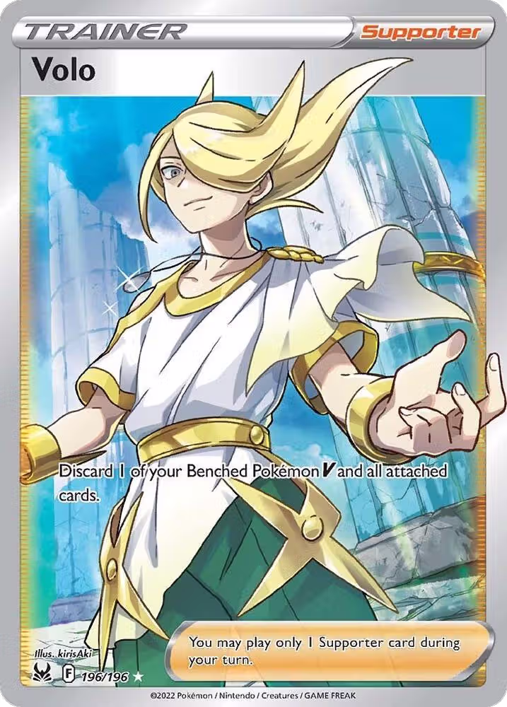 Volo (Full Art) (196/196), Lost Origin — Pokémon card price