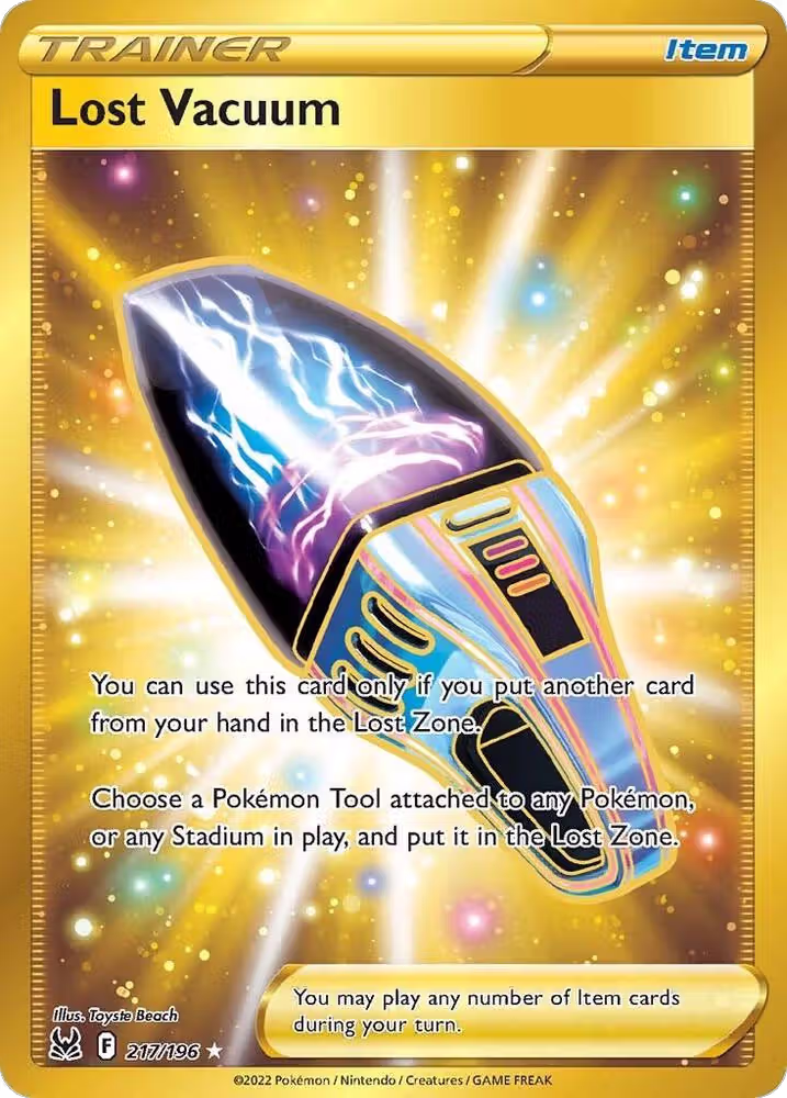 Lost Vacuum (Secret) (217/196), Lost Origin — Pokémon card price