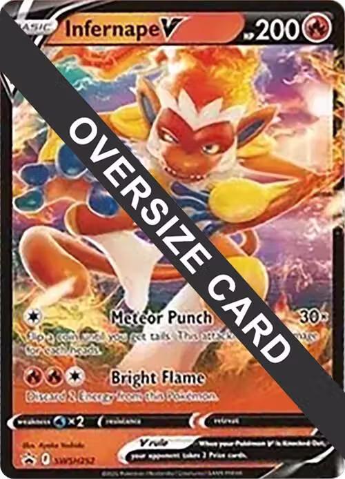 Infernape V - SWSH252 (SWS252), Jumbo Cards — Pokémon card price