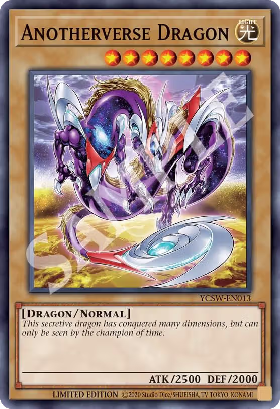 Anotherverse Dragon (SR) (YCSW-EN013), Yu-Gi-Oh! Championship Series Prize Cards — Yu-Gi-Oh! card price