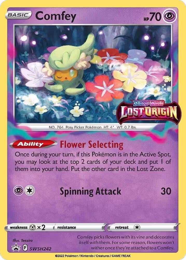 Comfey - SWSH242 (Prerelease) (SWSH242), Sword & Shield Promo Cards — Pokémon card price