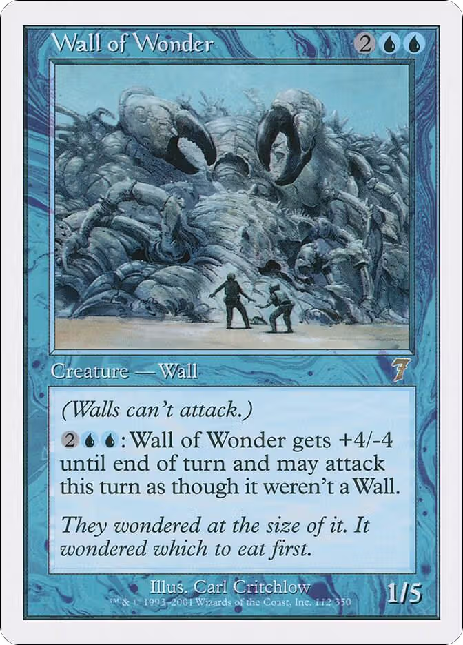 Wall of Wonder (112), 7th Edition — Magic card price