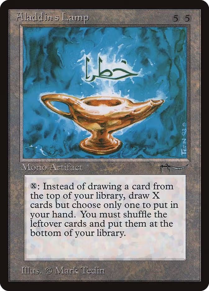 Aladdin's Lamp, Arabian Nights — Magic card price