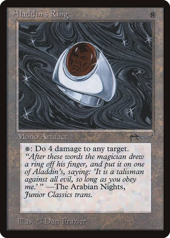 Aladdin's Ring, Arabian Nights — Magic card price