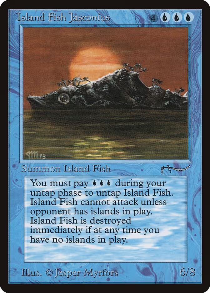Island Fish Jasconius, Arabian Nights — Magic card price