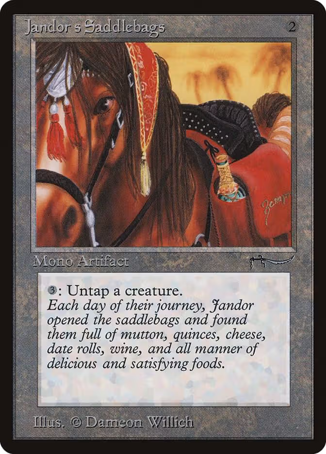 Jandor's Saddlebags, Arabian Nights — Magic card price
