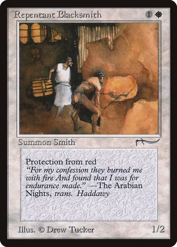 Repentant Blacksmith, Arabian Nights — Magic card price