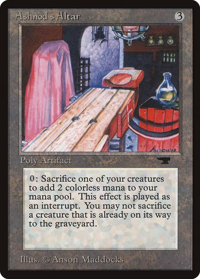 Ashnod's Altar, Antiquities — Magic card price