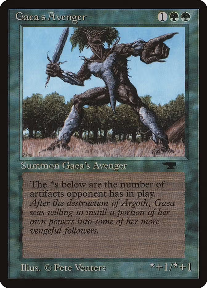 Gaea's Avenger, Antiquities — Magic card price