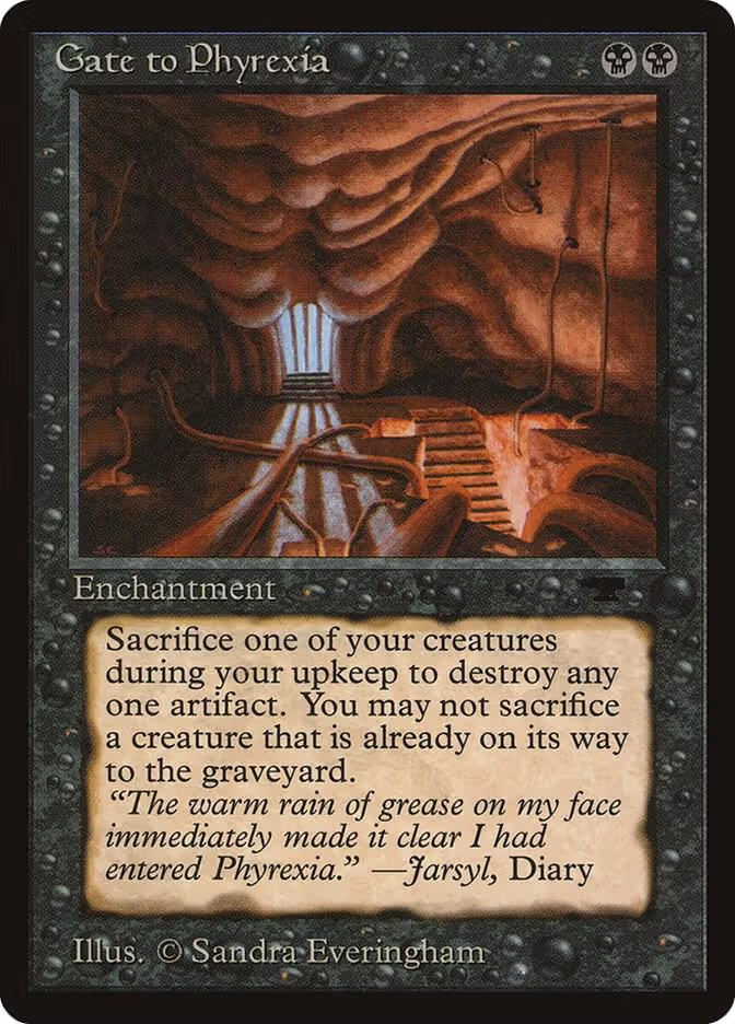 Gate to Phyrexia, Antiquities — Magic card price