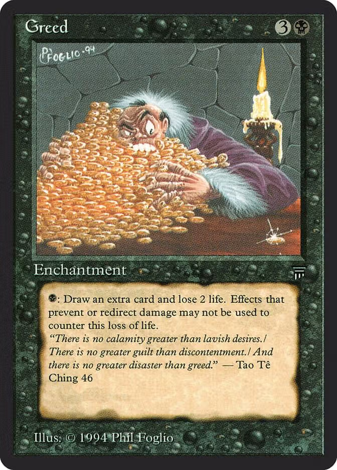 Greed, Legends — Magic card price