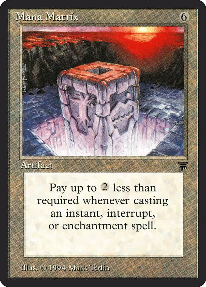 Mana Matrix, Legends — Magic card price