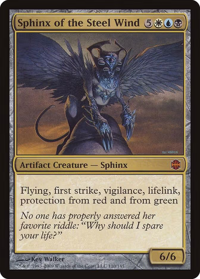 Sphinx of the Steel Wind (110), Alara Reborn — Magic card price