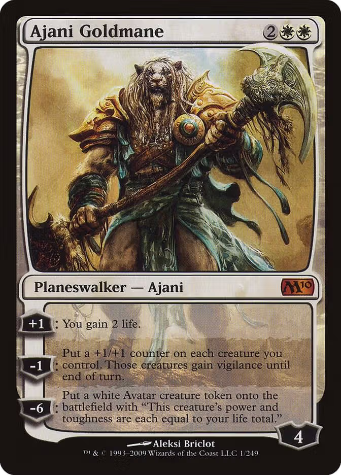 Ajani Goldmane (1), Magic 2010 (M10) — Magic card price