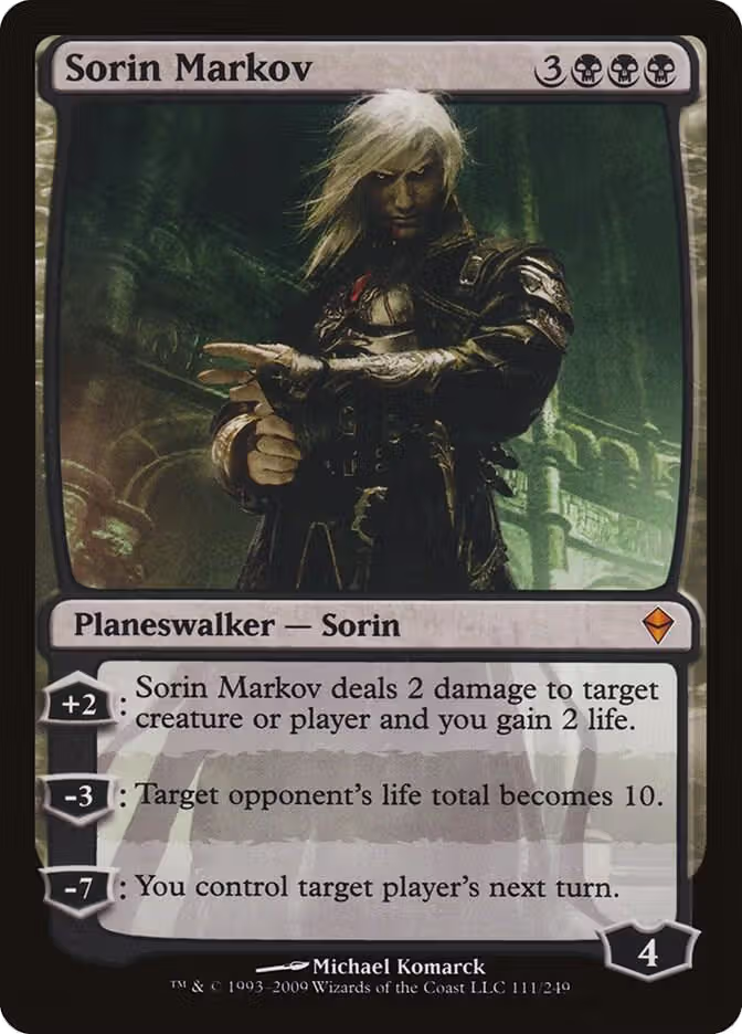Sorin Markov (111), Zendikar — Magic card price