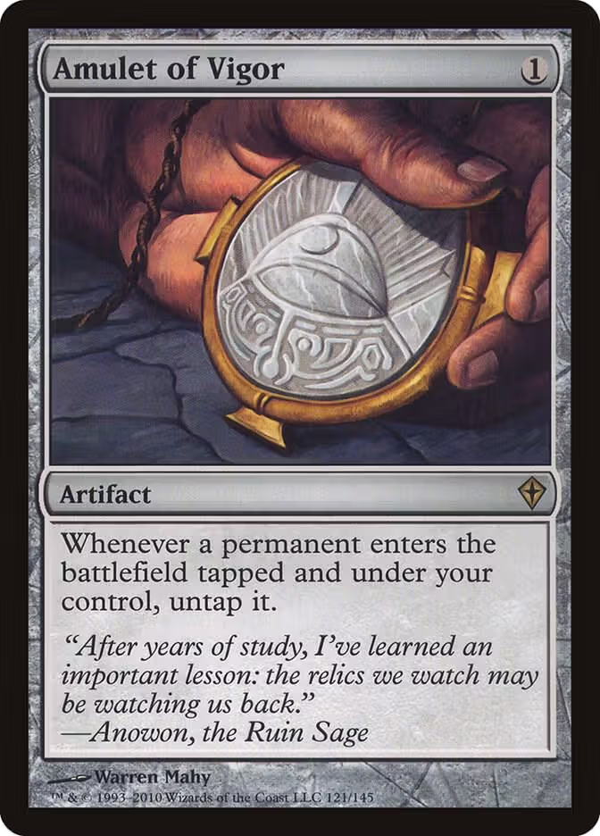 Amulet of Vigor (121), Worldwake — Magic card price