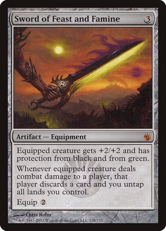Sword of Feast and Famine (138), Mirrodin Besieged — Magic card price