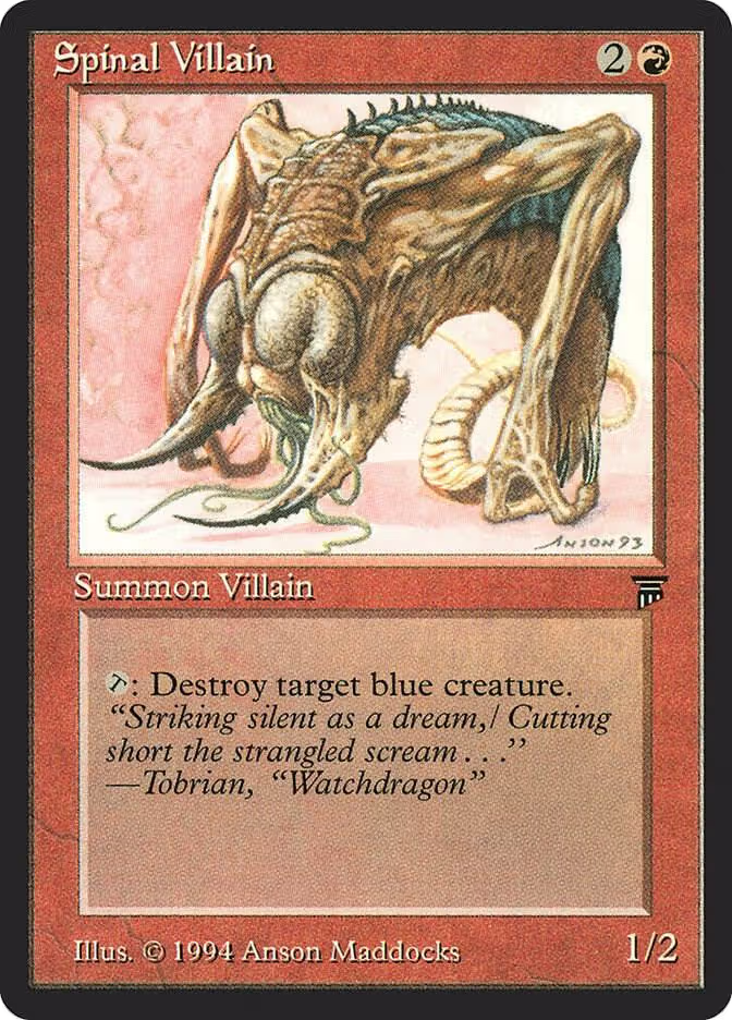 Spinal Villain, Legends — Magic card price