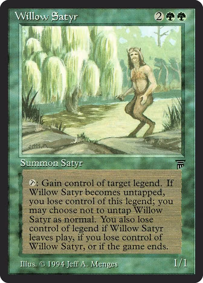 Willow Satyr, Legends — Magic card price