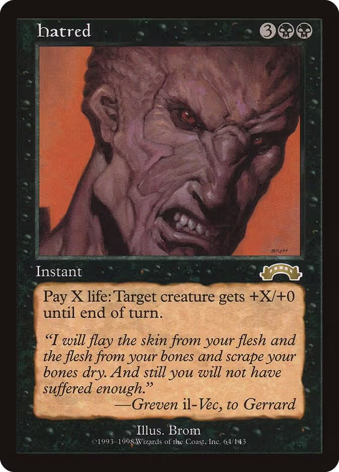 Hatred (64), Exodus — Magic card price