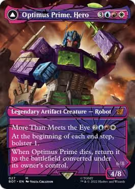 Optimus Prime, Hero (Shattered Glass) (27), Universes Beyond: Transformers — Magic card price