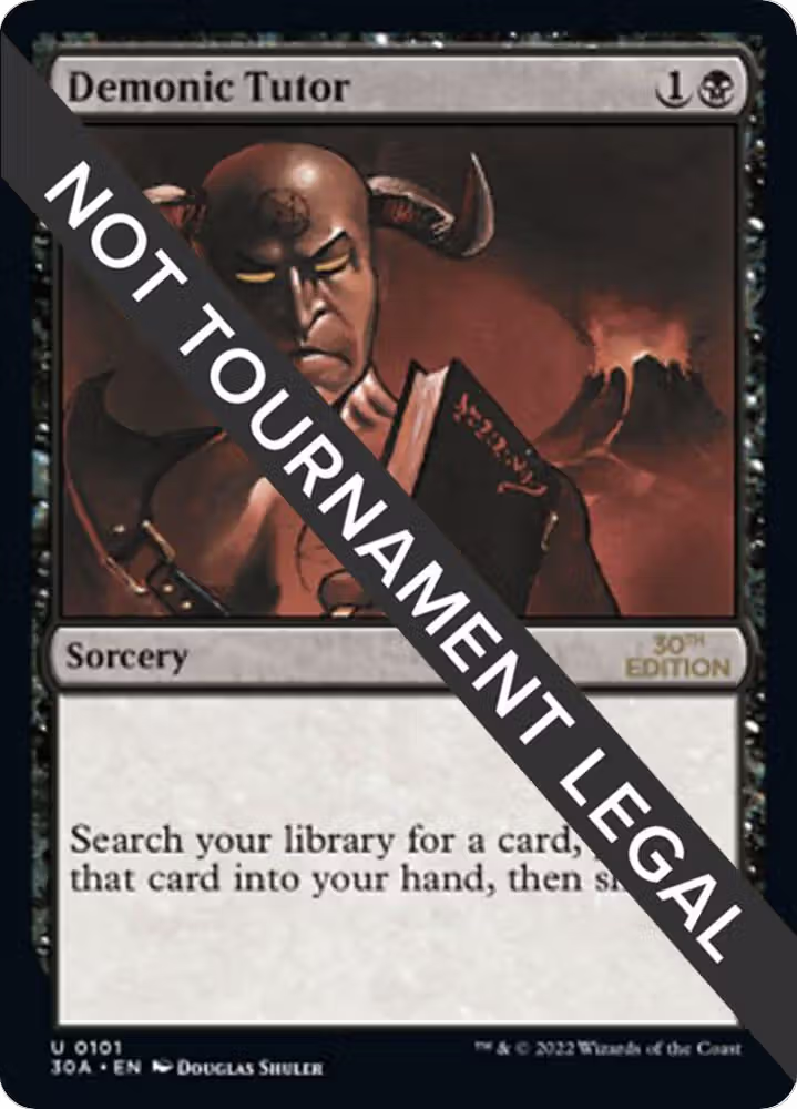 Demonic Tutor (101), 30th Anniversary Edition — Magic card price