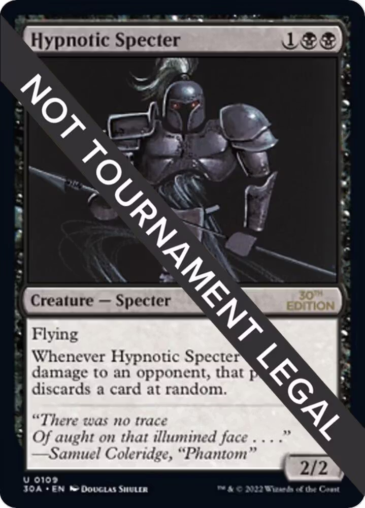 Hypnotic Specter (109), 30th Anniversary Edition — Magic card price