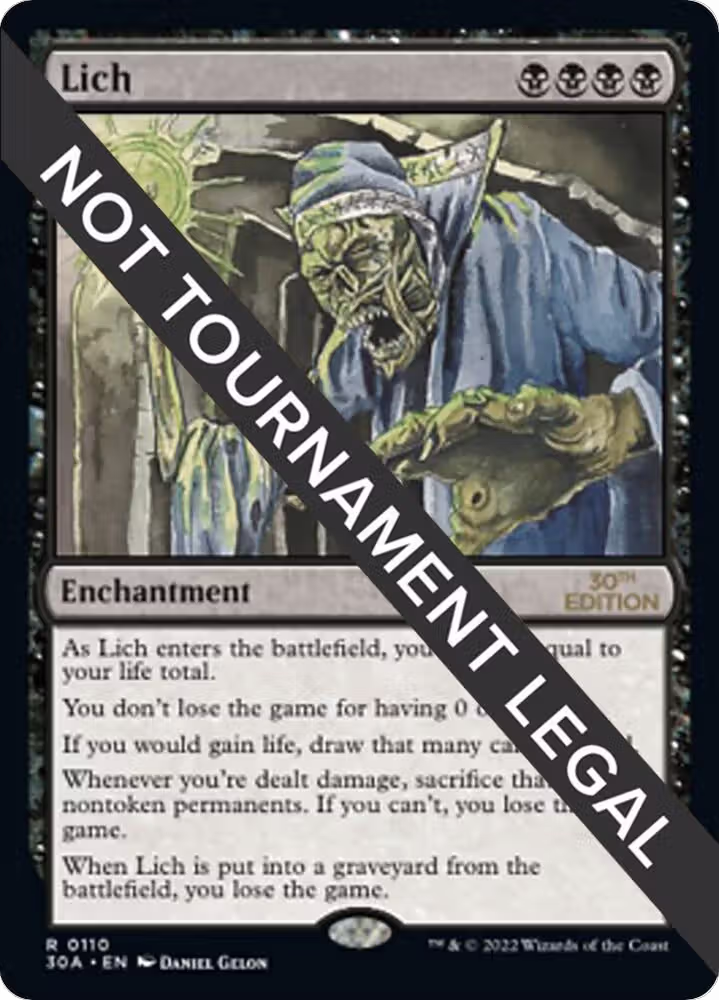 Lich (110), 30th Anniversary Edition — Magic card price