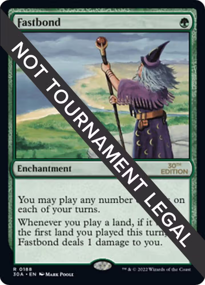 Fastbond (188), 30th Anniversary Edition — Magic card price
