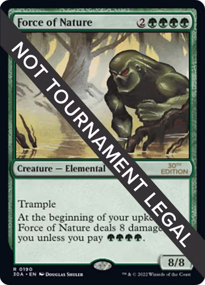 Force of Nature (190), 30th Anniversary Edition — Magic card price