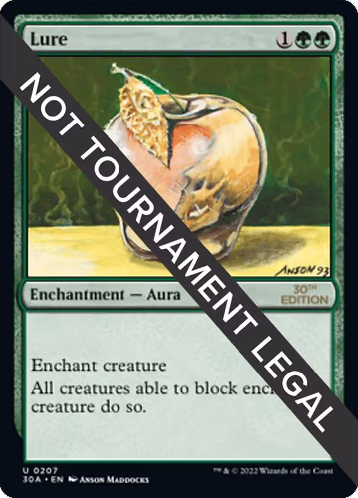 Lure (207), 30th Anniversary Edition — Magic card price