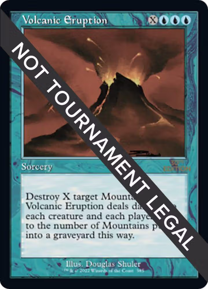 Volcanic Eruption (Retro Frame) (385), 30th Anniversary Edition — Magic card price