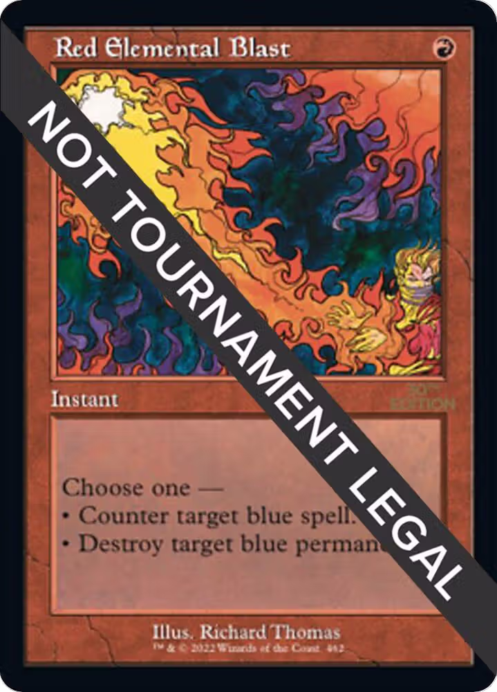 Red Elemental Blast (Retro Frame) (462), 30th Anniversary Edition — Magic card price