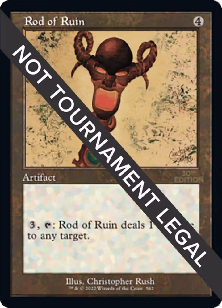 Rod of Ruin (Retro Frame) (562), 30th Anniversary Edition — Magic card price