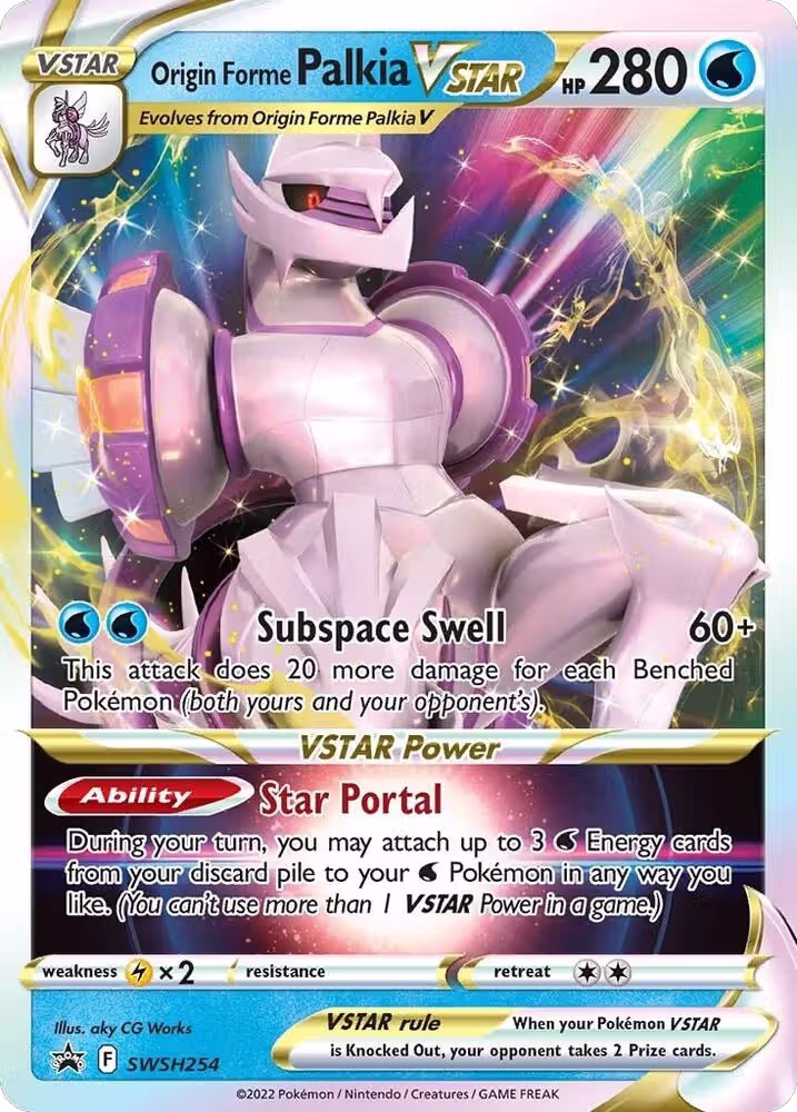 Origin Forme Palkia VSTAR (SWSH254), Sword & Shield Promo Cards — Pokémon card price