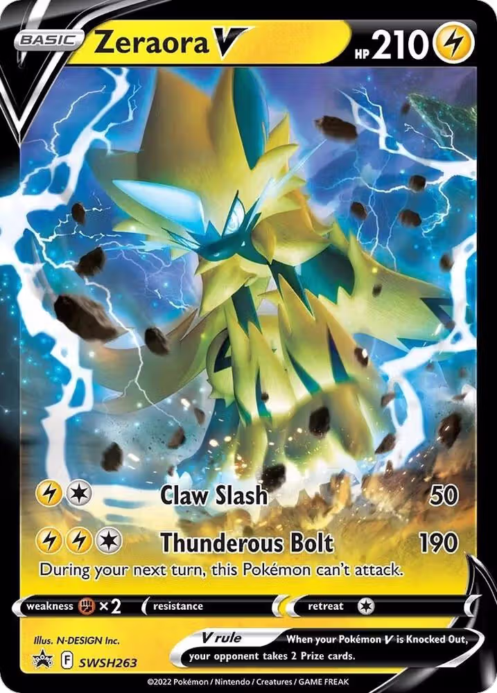 Zeraora V - SWSH263 (SWSH263), Sword & Shield Promo Cards — Pokémon card price