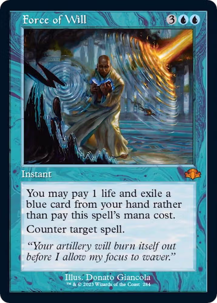 Force of Will (Retro Frame) (284), Dominaria Remastered — Magic card price