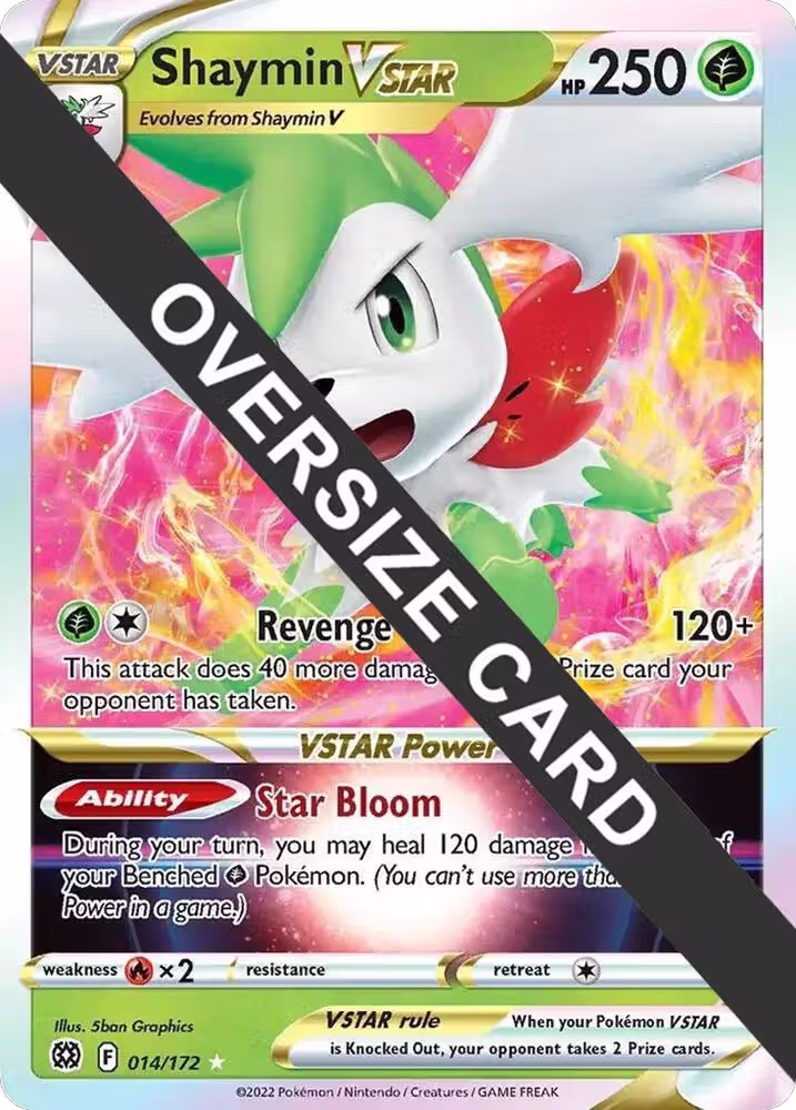 Shaymin VSTAR - 014/172 (014/172), Jumbo Cards — Pokémon card price