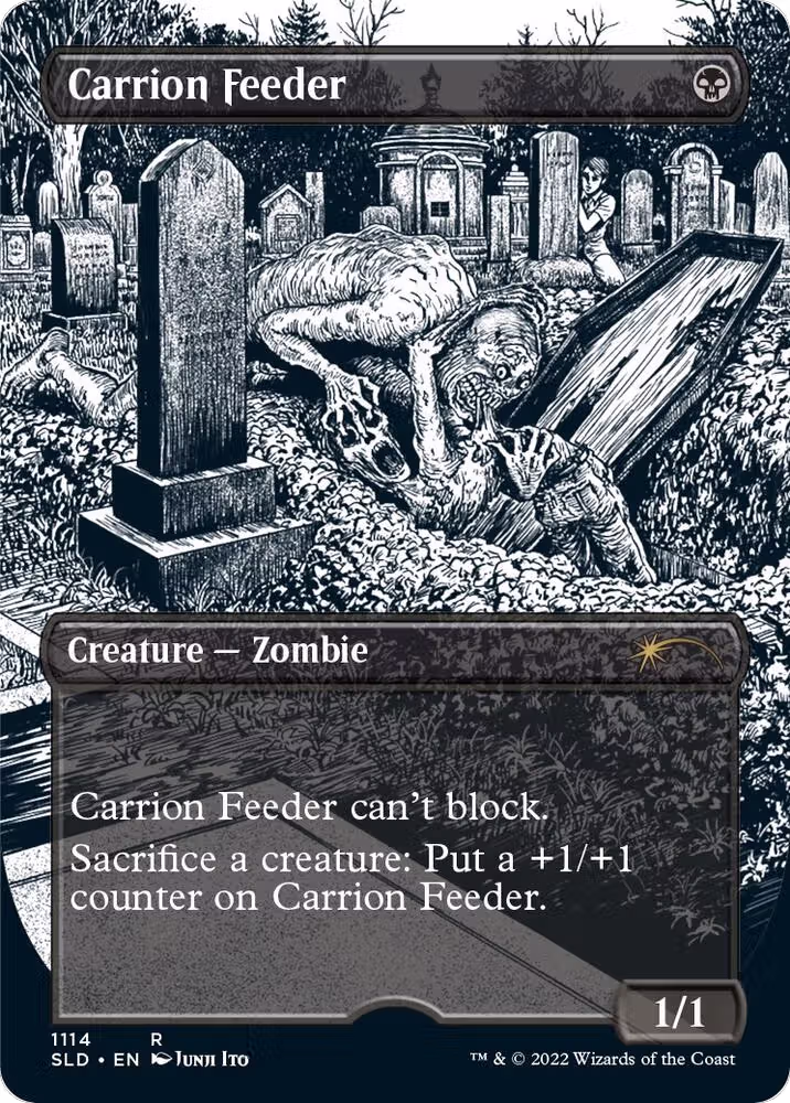 Carrion Feeder (Borderless) (1114), Secret Lair Drop Series — Magic card price