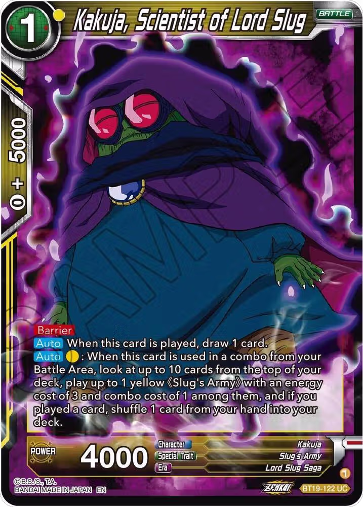 Kakuja, Scientist of Lord Slug (BT19-122), Fighter's Ambition — DB Super card price