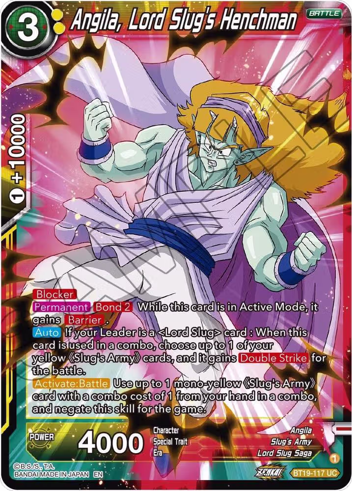 Angila, Lord Slug's Henchman (BT19-117), Fighter's Ambition — DB Super card price