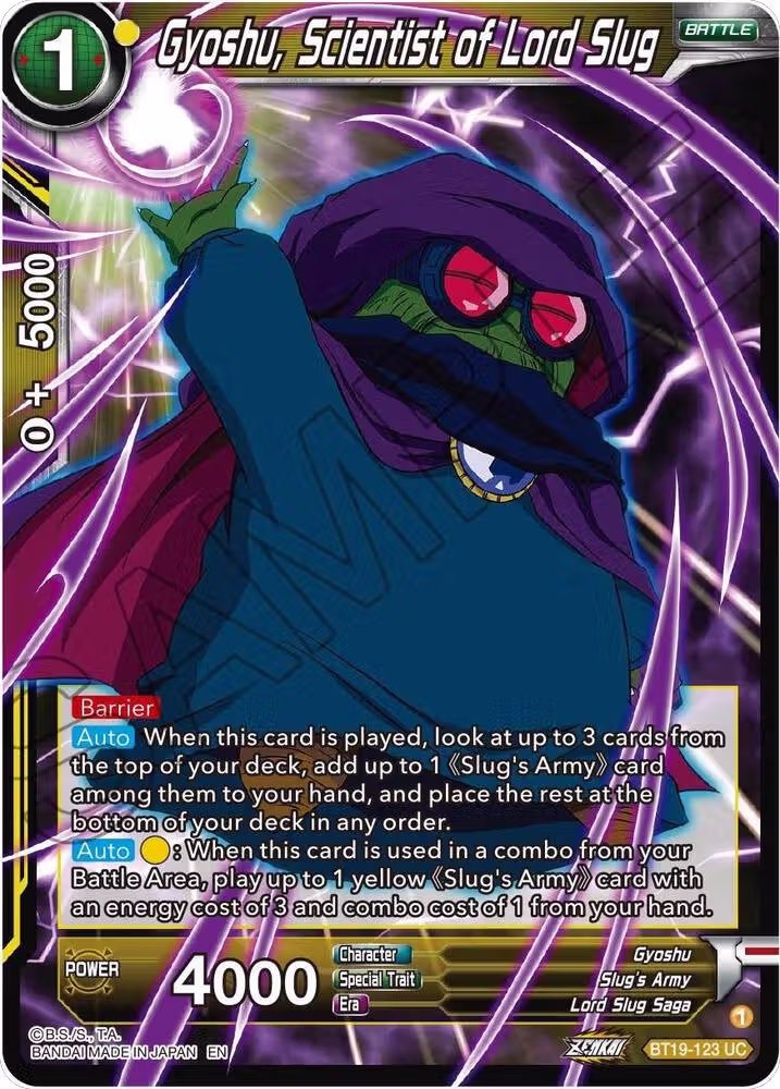 Gyoshu, Scientist of Lord Slug (BT19-123), Fighter's Ambition — DB Super card price