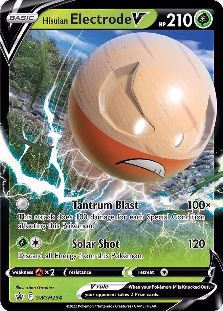 Hisuian Electrode V - SWSH294 (SWSH294), Sword & Shield Promo Cards — Pokémon card price