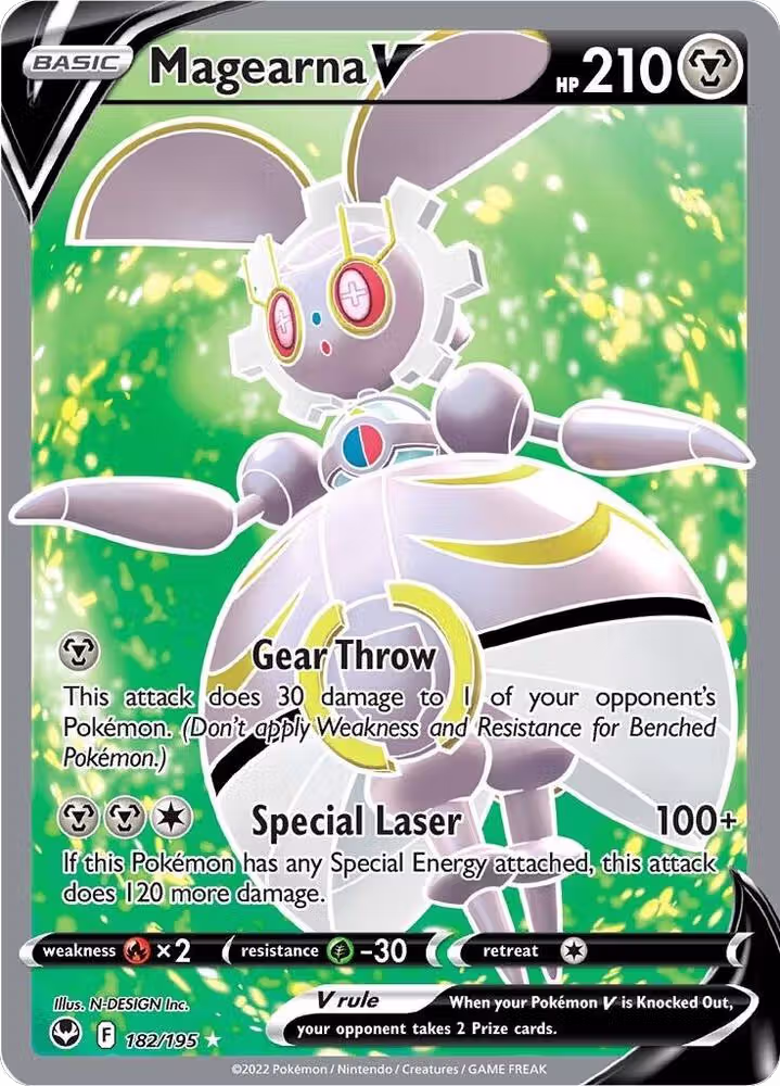 Magearna V (Full Art) (182/195), Silver Tempest — Pokémon card price