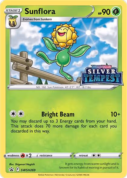 Sunflora - SWSH269 (Prerelease) (SWSH269), Sword & Shield Promo Cards — Pokémon card price