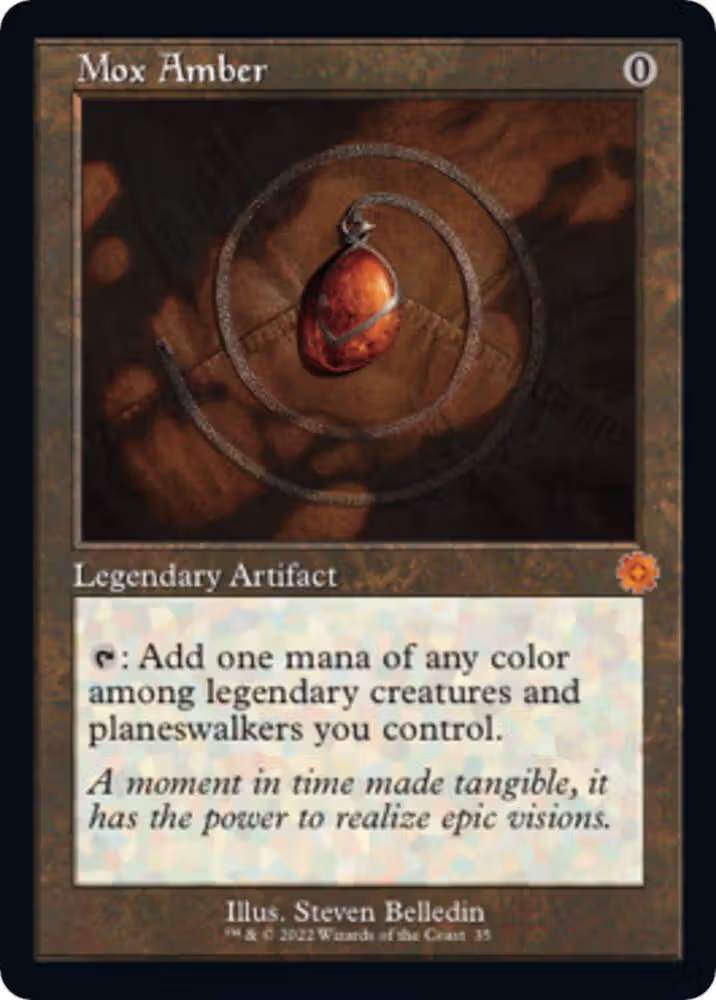 Mox Amber (35), The Brothers' War: Retro Frame Artifacts — Magic card price