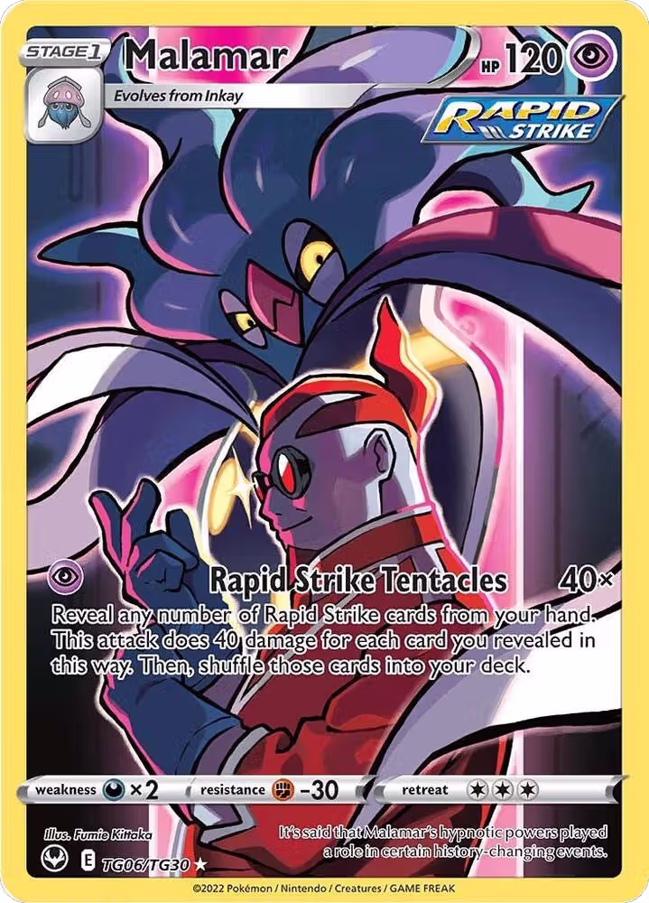 Malamar (TG06/TG30), Silver Tempest Trainer Gallery — Pokémon card price